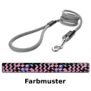 klassische Hundeleine - M - 175cm - pink mix
